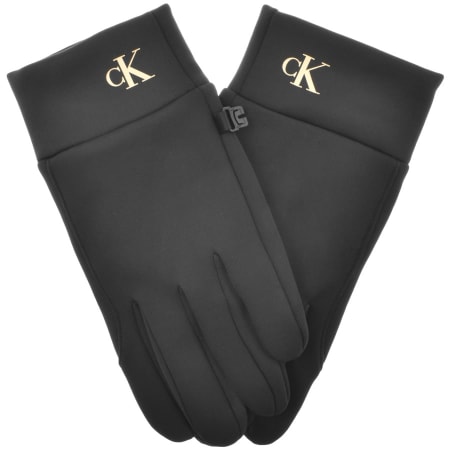 Product Image for Calvin Klein Jeans Logo Gloves Black