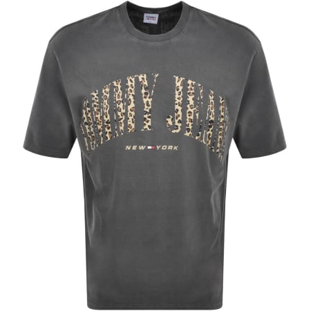 Product Image for Tommy Jeans Leo College T Shirt Grey
