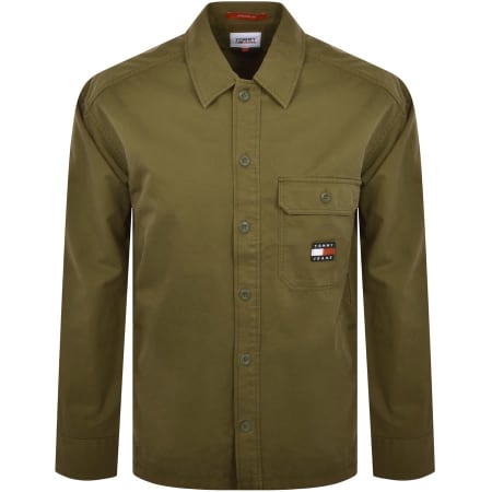 Recommended Product Image for Tommy Jeans Essential Overshirt Green