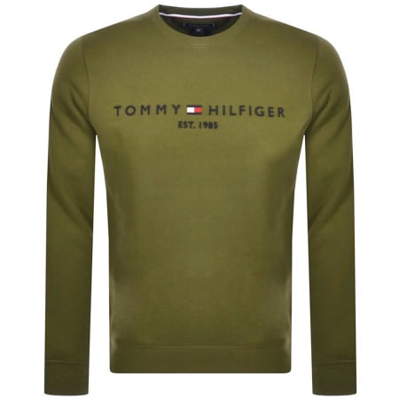 Product Image for Tommy Hilfiger Logo Sweatshirt Green