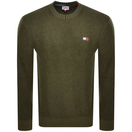 Product Image for Tommy Jeans Classic Logo Sweatshirt Green