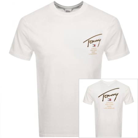 Recommended Product Image for Tommy Jeans Siganture Logo T Shirt White