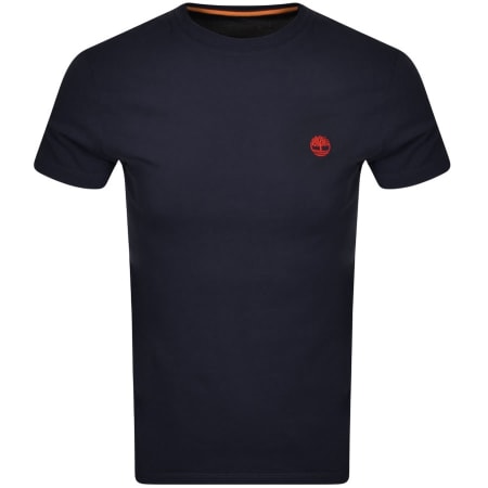 Product Image for Timberland Dun River Logo T Shirt Navy