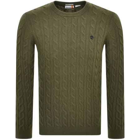 Product Image for Timberland Cable Knit Jumper Green
