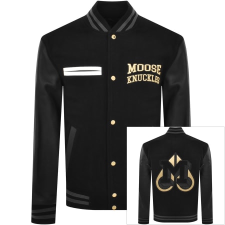 Recommended Product Image for Moose Knuckles Varsity Bomber Jacket Black