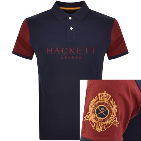 Product Image for Hackett Modern City Heritage Polo T Shirt Navy