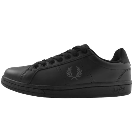 Product Image for Fred Perry B721 Leather Trainers Black
