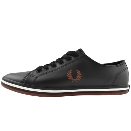 Product Image for Fred Perry Kingston Leather Trainers Black
