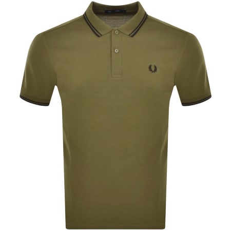 Product Image for Fred Perry Twin Tipped Polo T Shirt Green