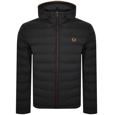 Product Image for Fred Perry Hooded Insulated Jacket Black