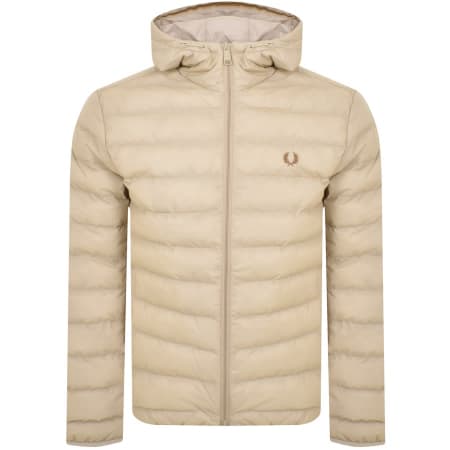 Product Image for Fred Perry Hooded Insulated Jacket Beige