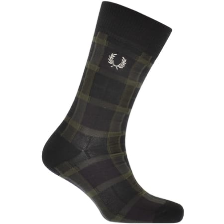 Recommended Product Image for Fred Perry Redacted Tartan Socks Green