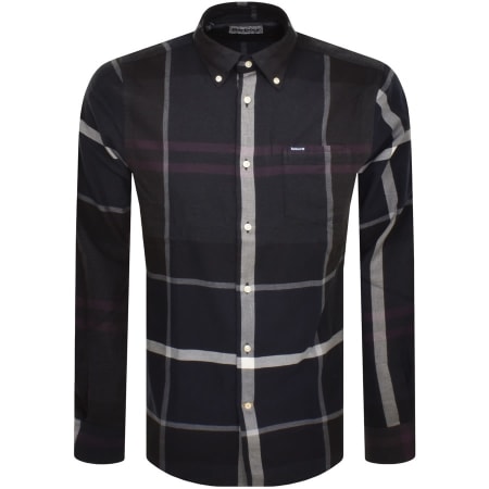 Product Image for Barbour Dunoon Check Long Sleeved Shirt Black