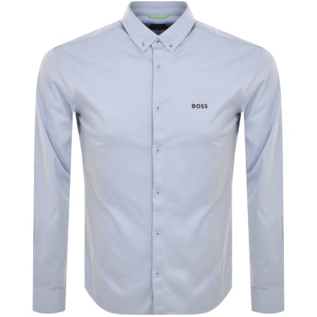 Product Image for BOSS Biado R Long Sleeved Shirt Blue