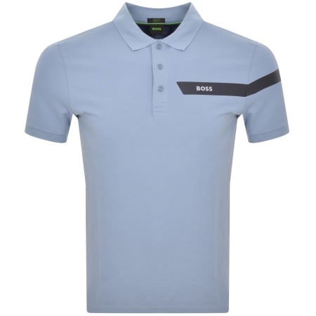 Product Image for BOSS Paule Polo T Shirt Blue