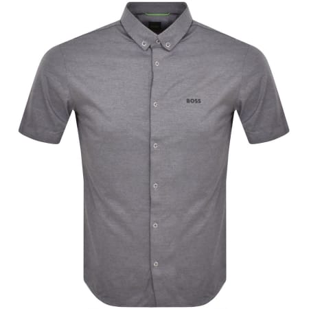 Recommended Product Image for BOSS Biado R Short Sleeved Shirt Navy