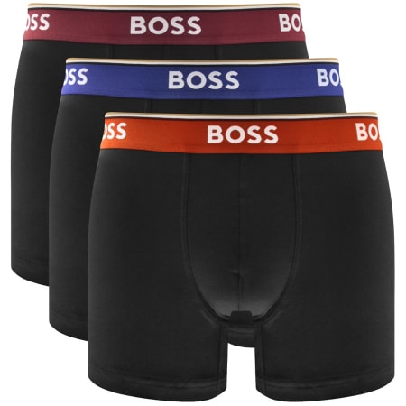 Product Image for BOSS Underwear Triple Pack Power Boxers Black