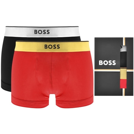 Product Image for BOSS Underwear Two Pack Gift Box Trunks Red