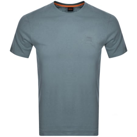 Product Image for BOSS Tales Logo T Shirt Blue