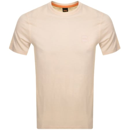 Product Image for BOSS Tales Logo T Shirt Orange