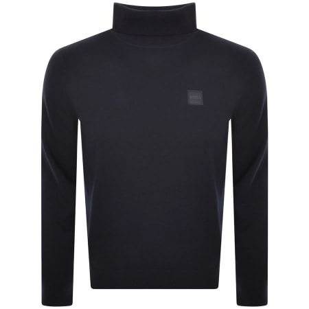 Product Image for BOSS Akiro Knit Jumper Navy