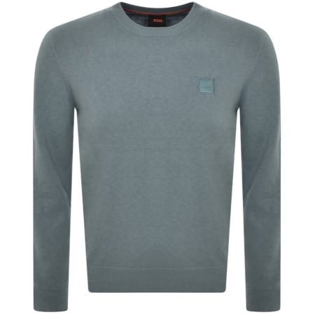 Product Image for BOSS Kanovano Knit Jumper Blue
