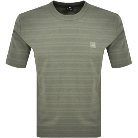 Product Image for Paul Smith Regular Fit Stripes T Shirt Green