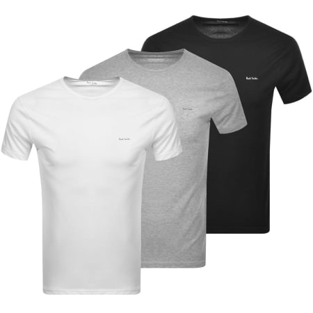 Product Image for Paul Smith Three Pack T Shirts Black