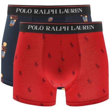 Product Image for Ralph Lauren Underwear 2 Pack Trunks Red