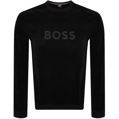 Product Image for BOSS Velour Sweatshirt Black