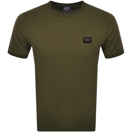 Recommended Product Image for Paul And Shark Short Sleeved Logo T Shirt Khaki