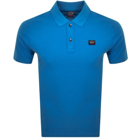 Product Image for Paul And Shark Short Sleeved Polo T Shirt Blue