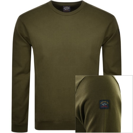 Product Image for Paul And Shark Crew Neck Sweatshirt Green