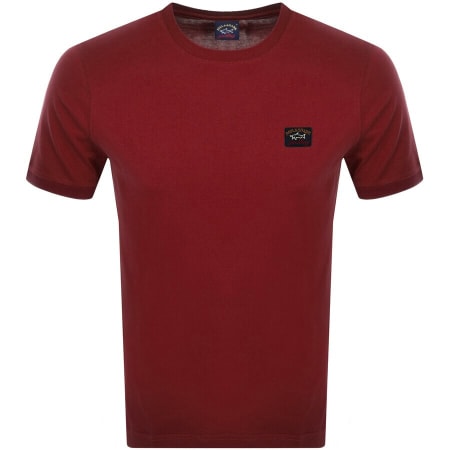 Product Image for Paul And Shark Short Sleeved Logo T Shirt Burgundy