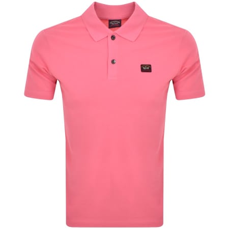 Product Image for Paul And Shark Short Sleeved Polo T Shirt Pink
