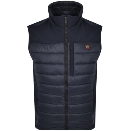 Product Image for Paul And Shark Padded Hybrid Gilet Navy