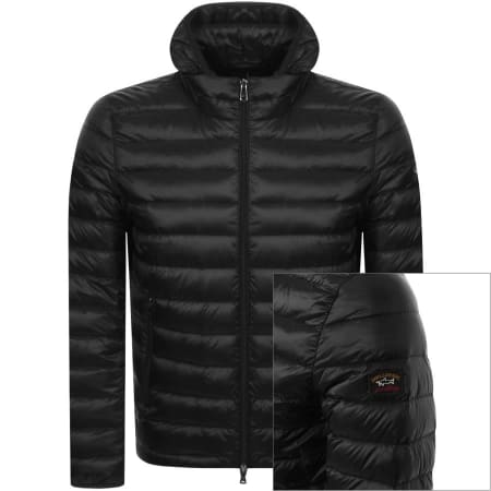 Product Image for Paul And Shark Hooded Quilted Jacket Black