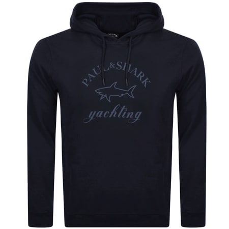Product Image for Paul And Shark Logo Hoodie Navy