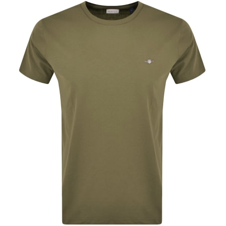 Product Image for Gant Original Regular Shield T Shirt Green