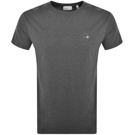 Product Image for Gant Original Regular Shield T Shirt Grey