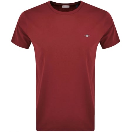 Product Image for Gant Original Regular Shield T Shirt Red