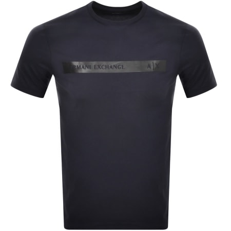 Product Image for Armani Exchange Logo T Shirt Navy