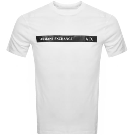 Product Image for Armani Exchange Logo T Shirt White