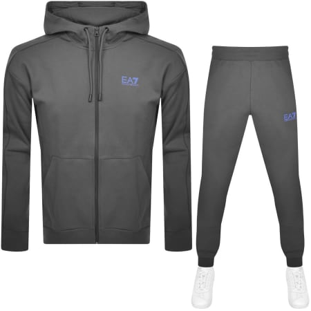 Product Image for EA7 Emporio Armani Hooded Tracksuit Grey