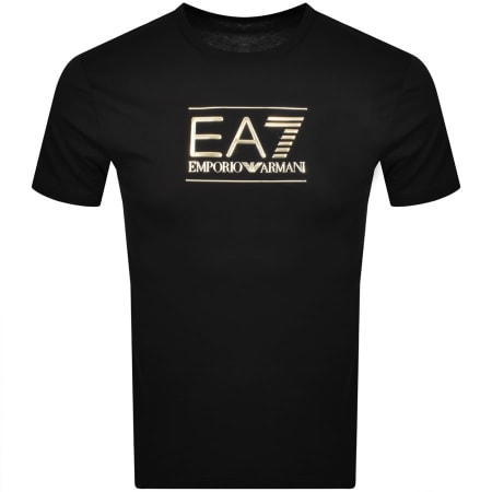 Product Image for EA7 Emporio Armani Large Logo T Shirt Black