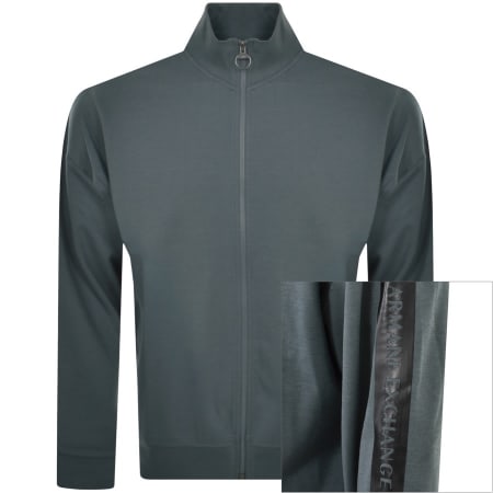 Recommended Product Image for Armani Exchange Full Zip Logo Sweatshirt Blue