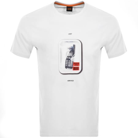 Product Image for BOSS TeFragile Logo T Shirt White