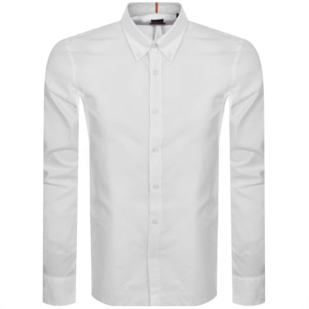 Product Image for BOSS Rickert Long Sleeved Shirt White
