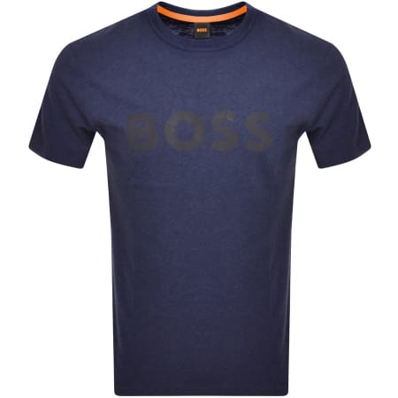 Recommended Product Image for BOSS Thinking 1 Logo T Shirt Navy