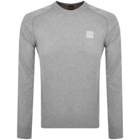 Recommended Product Image for BOSS Kesom Knit Jumper Grey